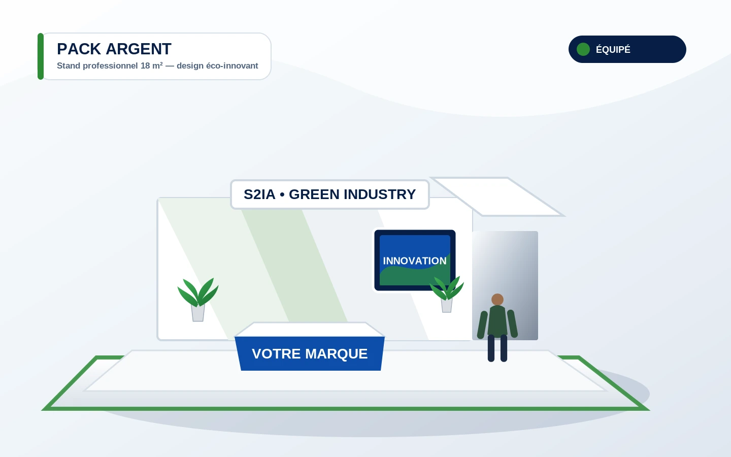 Stand associé au Pack Sponsor Argent