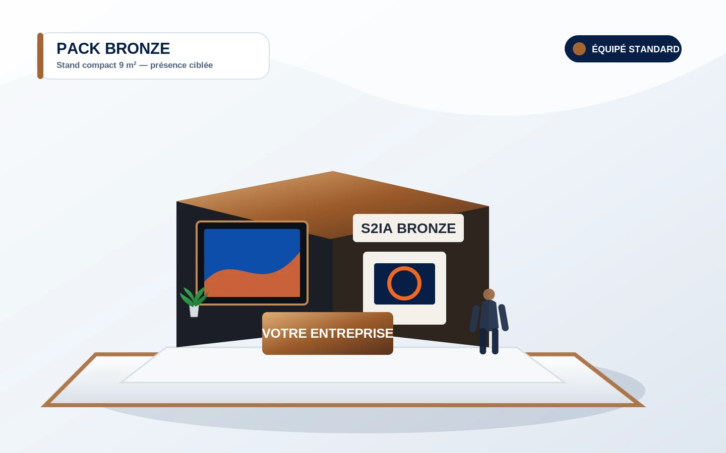 Stand associé au Pack Sponsor Bronze