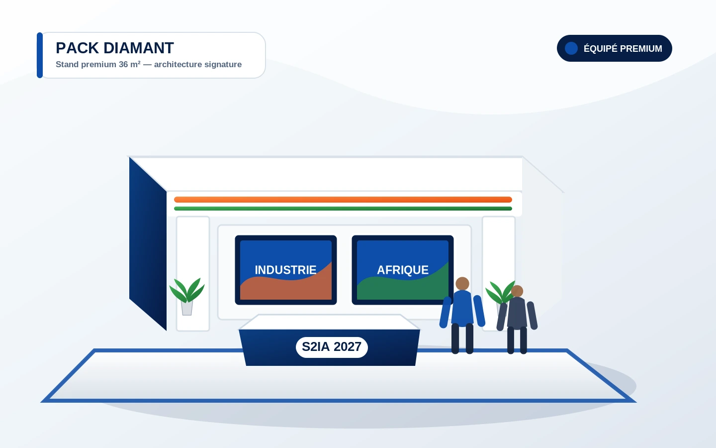 Stand associé au Pack Sponsor Diamant