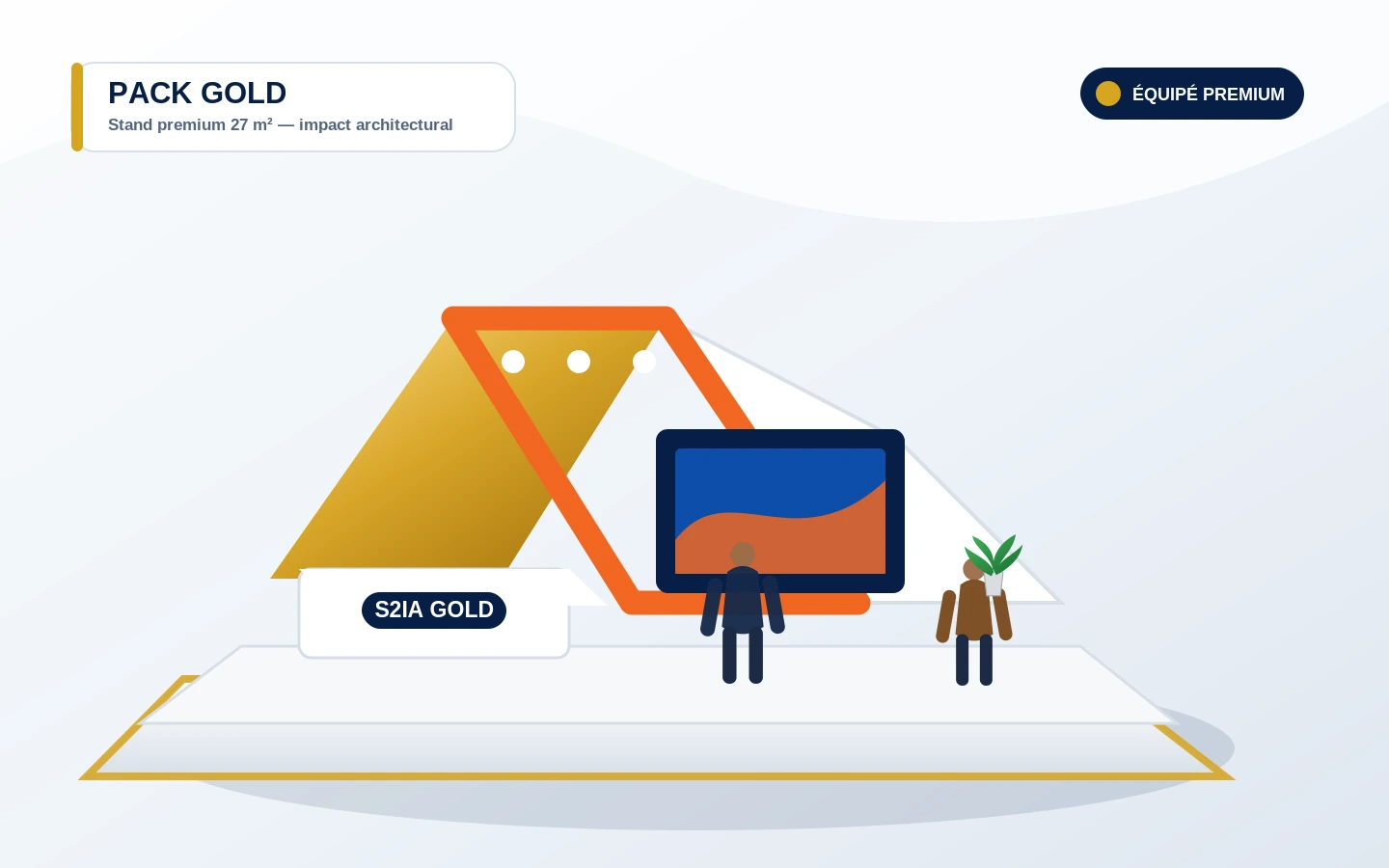 Stand associé au Pack Sponsor Gold